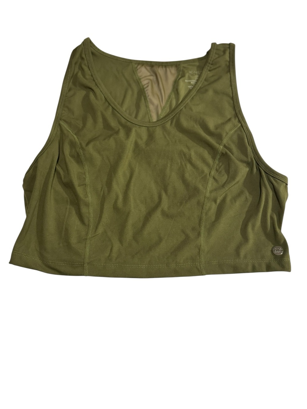 Jones New York Long Line Sports Bra Sz 2X NWT Olive Green